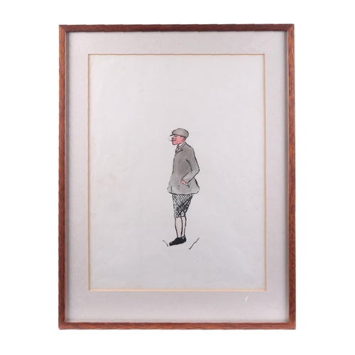 238 - Vivian Wagg (British school) Hunting and Country Sports Pursuits caricatures depicting ladies and ge... 