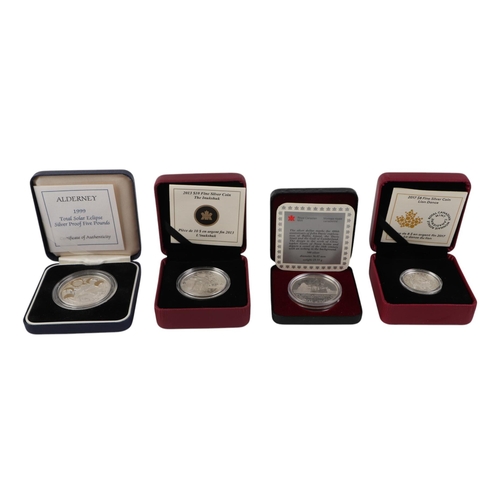 459 - Silver proof coins and sets - Canada, Barbados, Bahamas and Alderney.