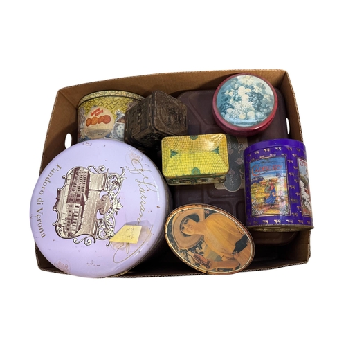 48 - A large quantity of modern advertising tins (six boxes).