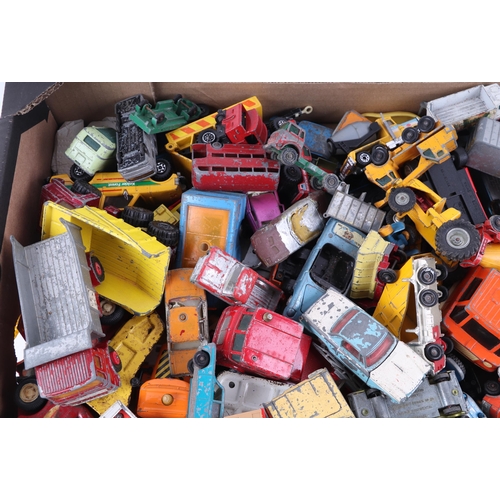 70 - A large collection of diecast vehicles to include Corgi and Dinky, all in play worn condition.