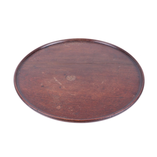 1014 - A late 19th century mahogany Lazy Susan, 46cms diameter.