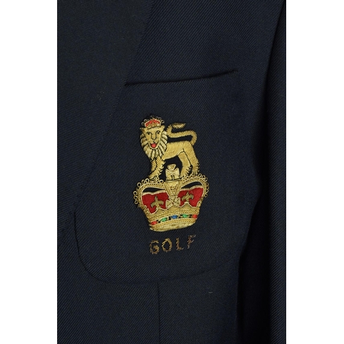 103 - Army Golf Association Team Members' 1990s Tour Blazer / Boating Jacket. (ref: WIQ). Condition Report... 