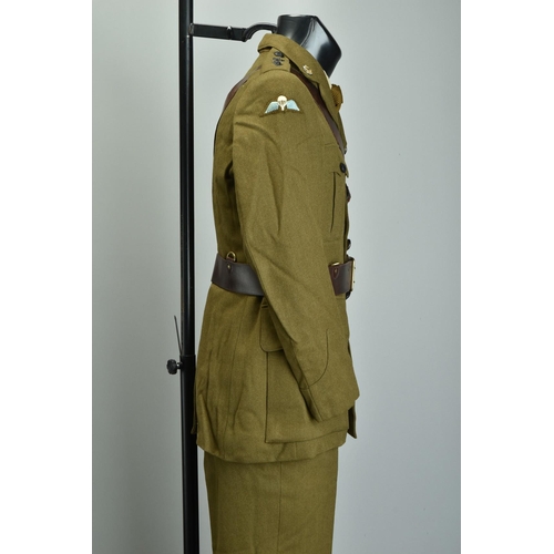 104 - Gurkha Officer's uniform, cap, Sam Browne belt and blazer (ref: XUF, XWZ).