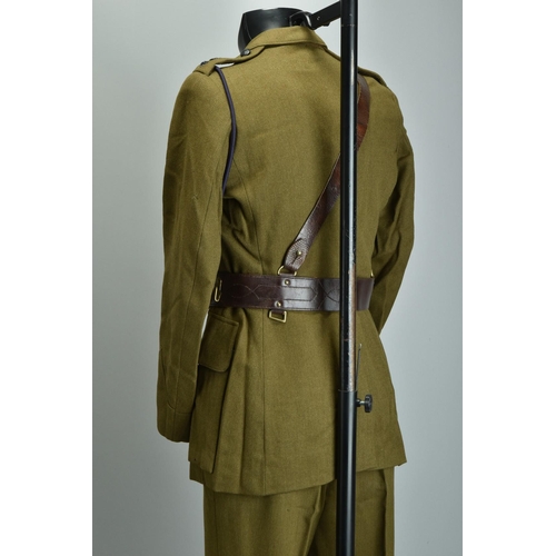 104 - Gurkha Officer's uniform, cap, Sam Browne belt and blazer (ref: XUF, XWZ).