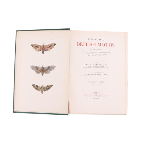 12 - Rev. Morris (F. O) B.A. the History of British Moths (6th edition) published by John C Nimmo Ltd, 14... 