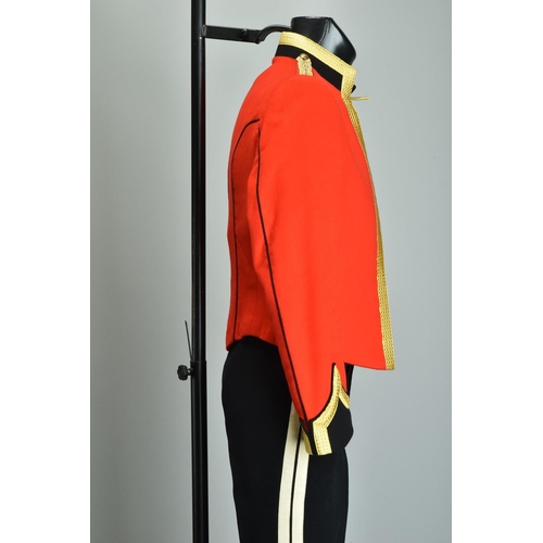 120 - Royal Lancers Uniform. Officers' Mess Dress Jacket & Savile Row overall trousers (ref: XAT).