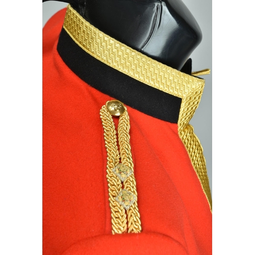 120 - Royal Lancers Uniform. Officers' Mess Dress Jacket & Savile Row overall trousers (ref: XAT).