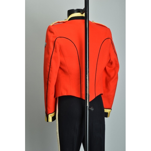 120 - Royal Lancers Uniform. Officers' Mess Dress Jacket & Savile Row overall trousers (ref: XAT).