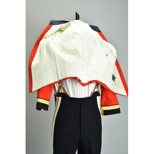 120 - Royal Lancers Uniform. Officers' Mess Dress Jacket & Savile Row overall trousers (ref: XAT).