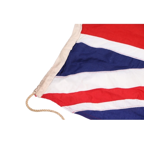 123 - Two 1930s Union Jack flags (ref: YVD).