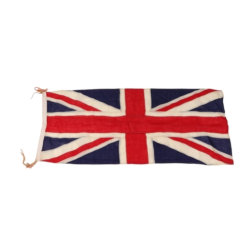 123 - Two 1930s Union Jack flags (ref: YVD).