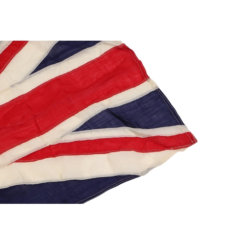 123 - Two 1930s Union Jack flags (ref: YVD).