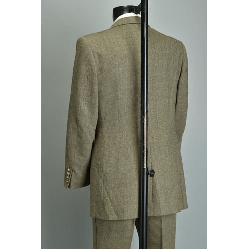 184 - A 1979 Savile Row bespoke tailored three-piece tweed country suit (ref: VVN).