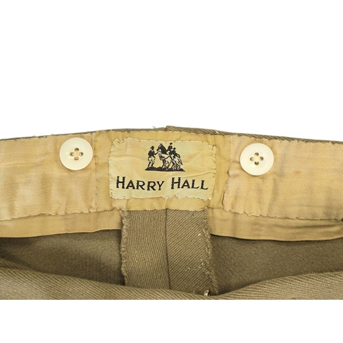 203 - 1960s hunting breeches.  Sandon Saddlery Company & Harry Hall, slim waist, approx 28 (2) (ref: YTZ).