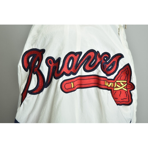 207 - An Atlanta Braves Basketball Team tracksuit jacket (ref: YJB).