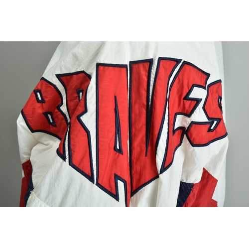 207 - An Atlanta Braves Basketball Team tracksuit jacket (ref: YJB).