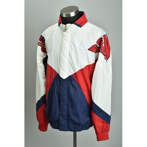 207 - An Atlanta Braves Basketball Team tracksuit jacket (ref: YJB).