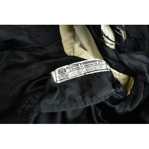 220 - A 1968 Savile Row bespoke tailored well-weathered satin-faced dinner jacket (ref: JRU).