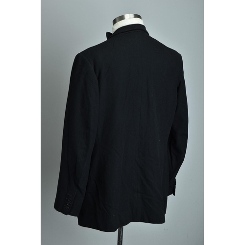 220 - A 1968 Savile Row bespoke tailored well-weathered satin-faced dinner jacket (ref: JRU).