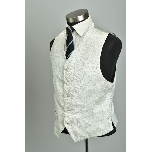 223 - Morning dress waistcoat.  Dandy Gentleman's silk brocade (ref: KGW). Condition Report               ... 