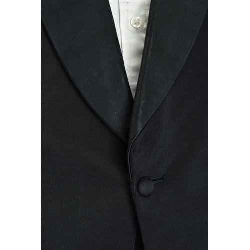 225 - A Cavalryman's 1967 Savile Row tailored dinner jacket suit, mohair mix worsted (ref: FGC).