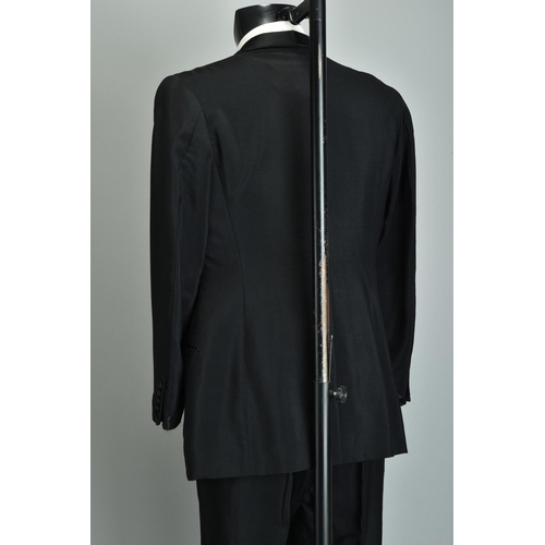 225 - A Cavalryman's 1967 Savile Row tailored dinner jacket suit, mohair mix worsted (ref: FGC).