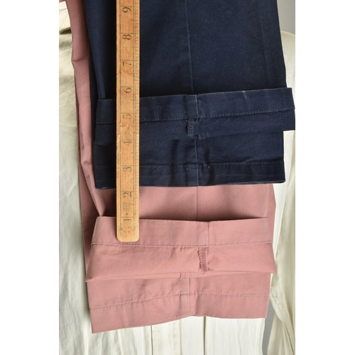 229 - A pair of gentleman's M&S and Blue Harbour  trousers; together with a pair of Bruhl and Saint Hilair... 