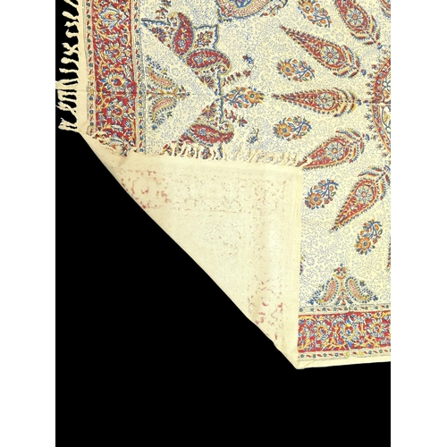 268 - An Iranian Esfahan traditional cotton hand printed wall hanging, 100 by 150cms.