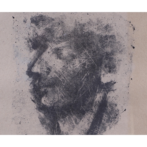 287 - Jean Martin (modern British) - artist limited edition print numbered 9/11, a bust portrait engraving... 