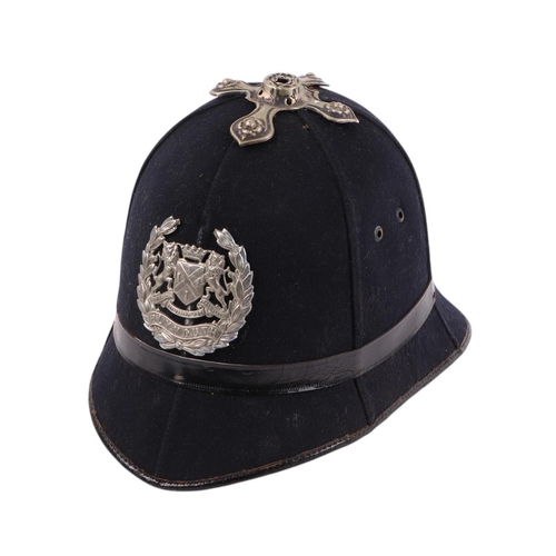 36 - A Plymouth Constabulary Policeman's helmet.