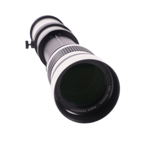 475 - A Canon 420mm tele focal camera lens.