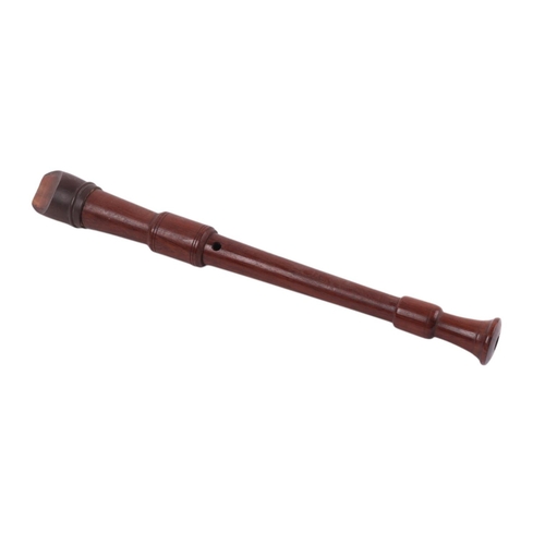 487 - A New Era of London rosewood recorder.