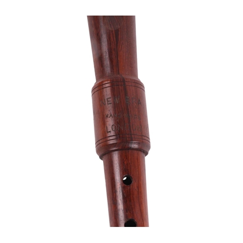 487 - A New Era of London rosewood recorder.