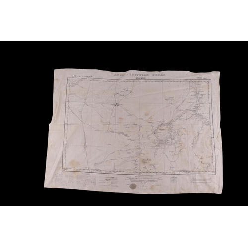 49 - A group of WWII and pre-WWII maps printed on textile, compiled and Zincographed at the survey Office... 