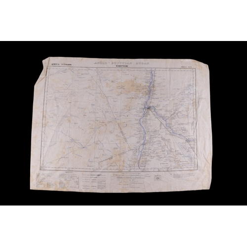 49 - A group of WWII and pre-WWII maps printed on textile, compiled and Zincographed at the survey Office... 