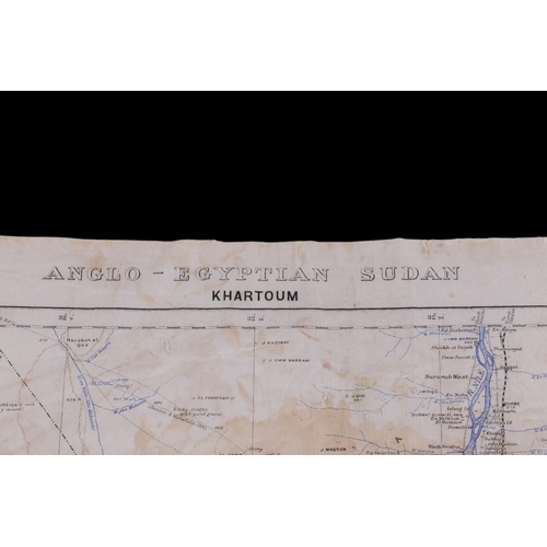 49 - A group of WWII and pre-WWII maps printed on textile, compiled and Zincographed at the survey Office... 