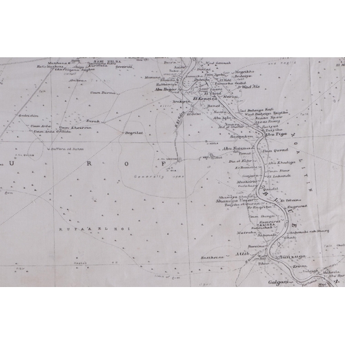 49 - A group of WWII and pre-WWII maps printed on textile, compiled and Zincographed at the survey Office... 