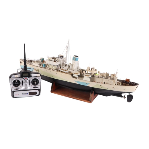 502 - A radio controlled ship 'HMCS Snowberry', 86mcs long.