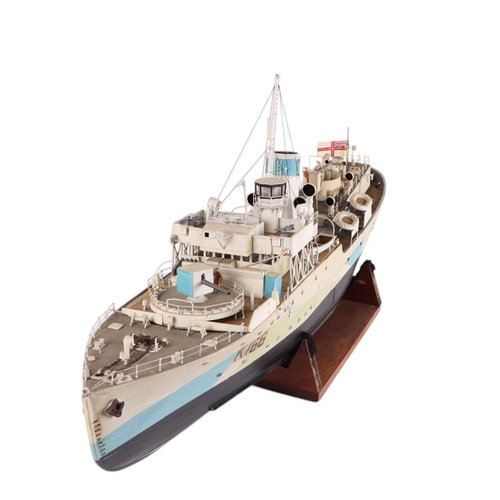 502 - A radio controlled ship 'HMCS Snowberry', 86mcs long.