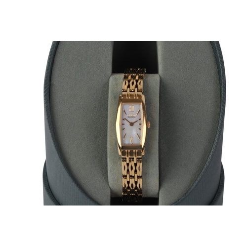 637 - A ladies boxed Citizen Eco-Drive watch with mother of pearl face and bracelet strap.