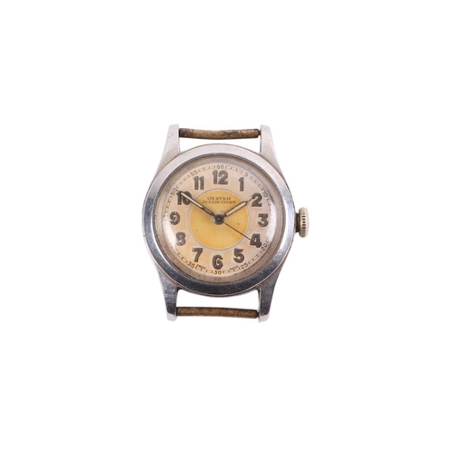 645 - A vintage Rolex Oyster Junior Sport wristwatch; together with a Smith's Empire open faced pocket wat... 