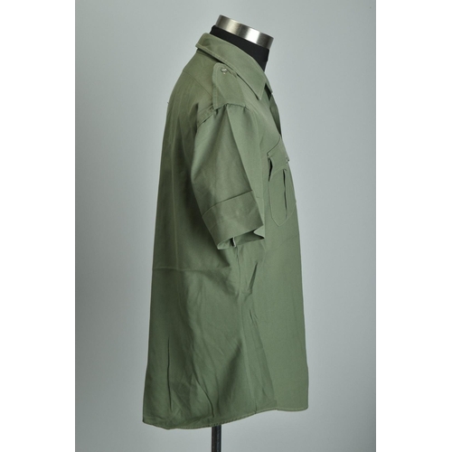 76 - 1950s Overseas Service Uniform olive green combat shirt (ref:  WYH). Condition Report               ... 