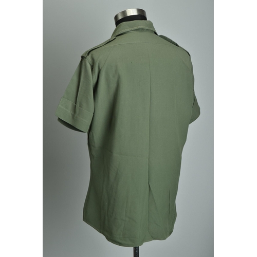 76 - 1950s Overseas Service Uniform olive green combat shirt (ref:  WYH). Condition Report               ... 