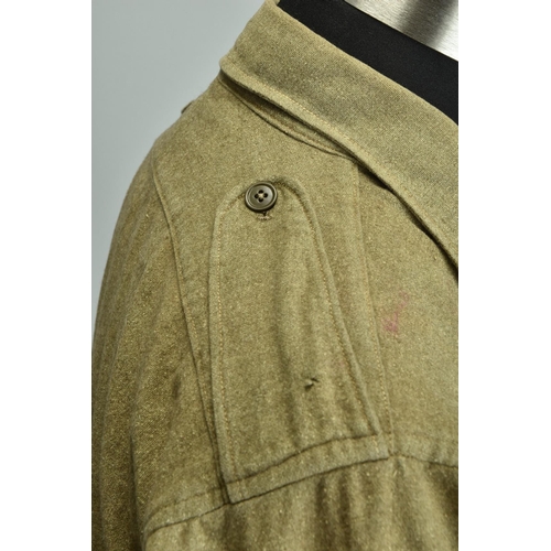 80 - A 1950s British Army khaki flannel field issue KF Shirt (ref XXR).