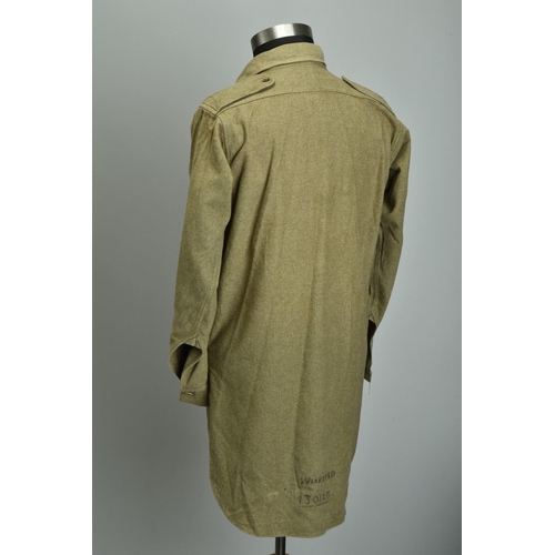 80 - A 1950s British Army khaki flannel field issue KF Shirt (ref XXR).