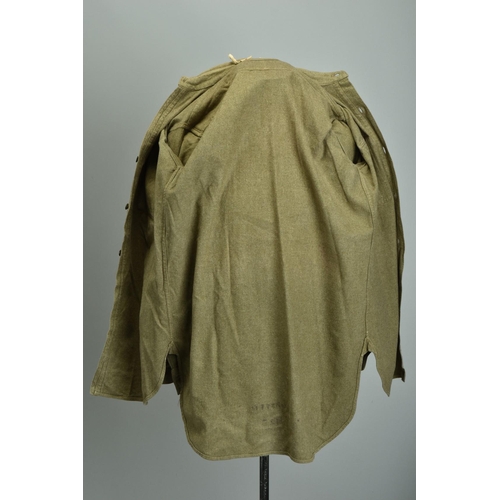 80 - A 1950s British Army khaki flannel field issue KF Shirt (ref XXR).