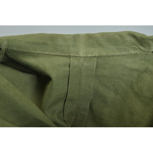 82 - Korean War Uniform. British Army 1950s Issue Denim Bush Jacket (ref: WYA). Condition Report         ... 