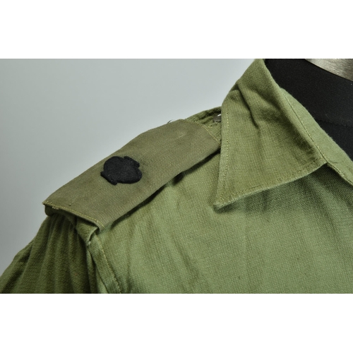 84 - A 1960s Aertex Uniform cellular shirt. British Army Jungle Combat Kit (ref: YDG).