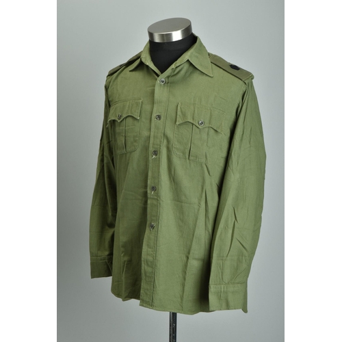 84 - A 1960s Aertex Uniform cellular shirt. British Army Jungle Combat Kit (ref: YDG).