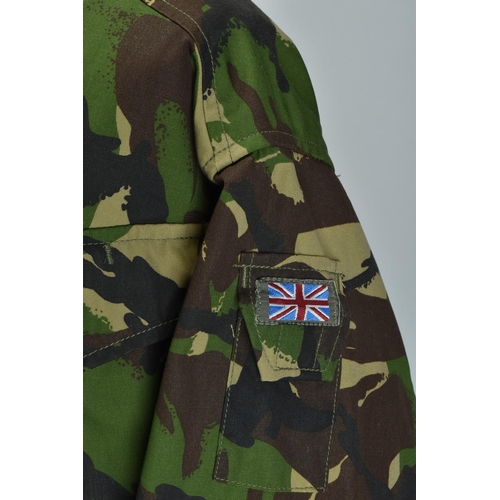 97 - Camouflage Windproof Smock, a British Army Woodland DPM with wired hood (ref: XYR).